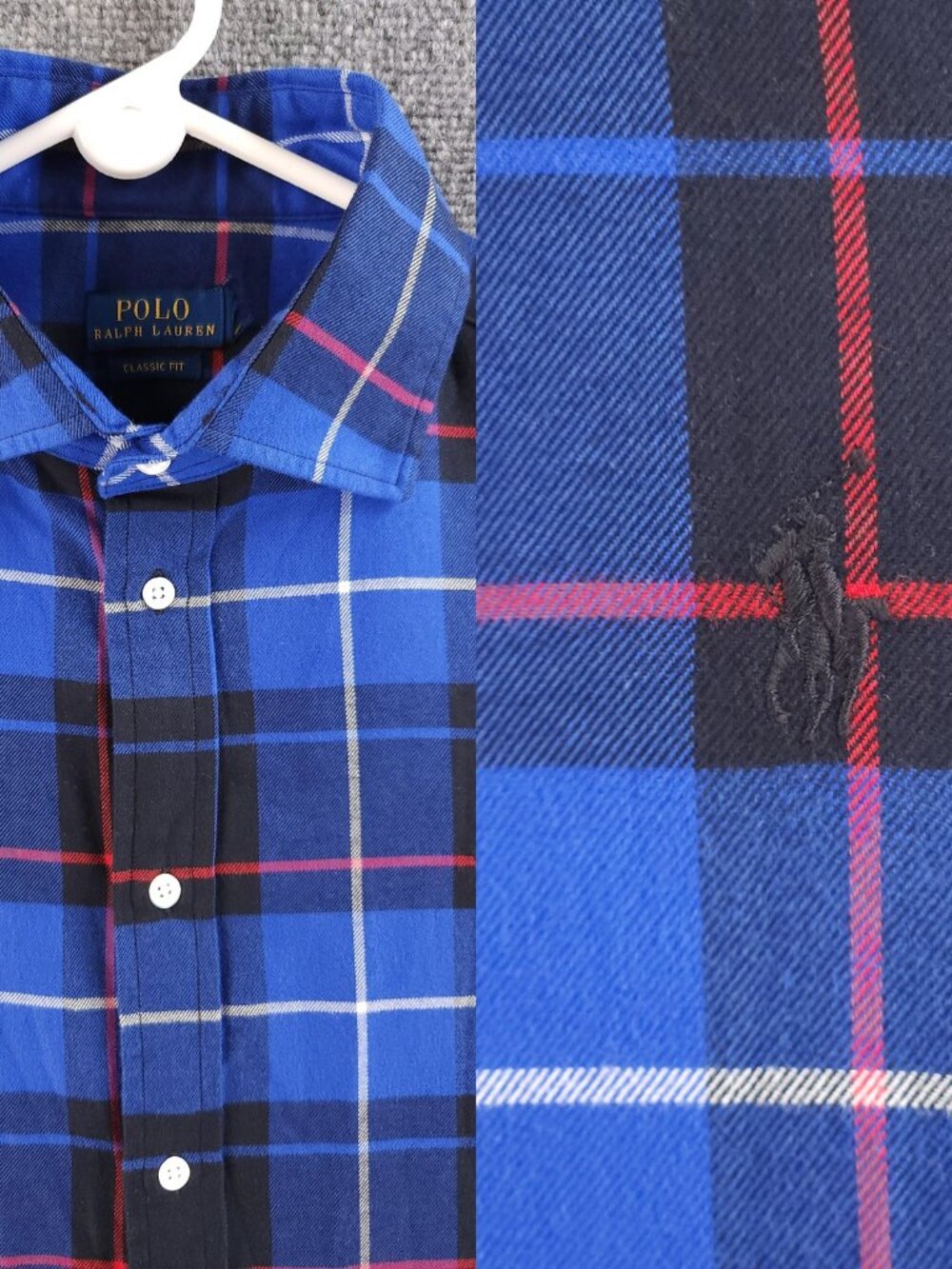Polo Ralph Lauren Lightweight Twill Flannel Classic Soft Logo Medium Designer
